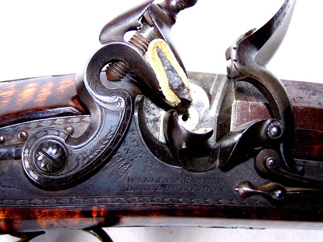 An Exceptionally fine pair of English Flintlock Duelling Pistols by William Smith of London circa 1806-1816. — image 5